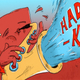 Illustration for article titled Super Meat Boy Blowing a Hadoken Through a Saxophone!